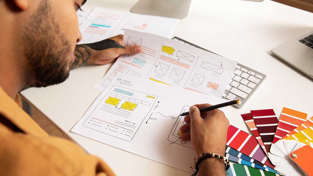 A digital interface showcasing intuitive UI UX design elements with engaging visuals, reflecting the pivotal role of design in enhancing brand reach and visibility.